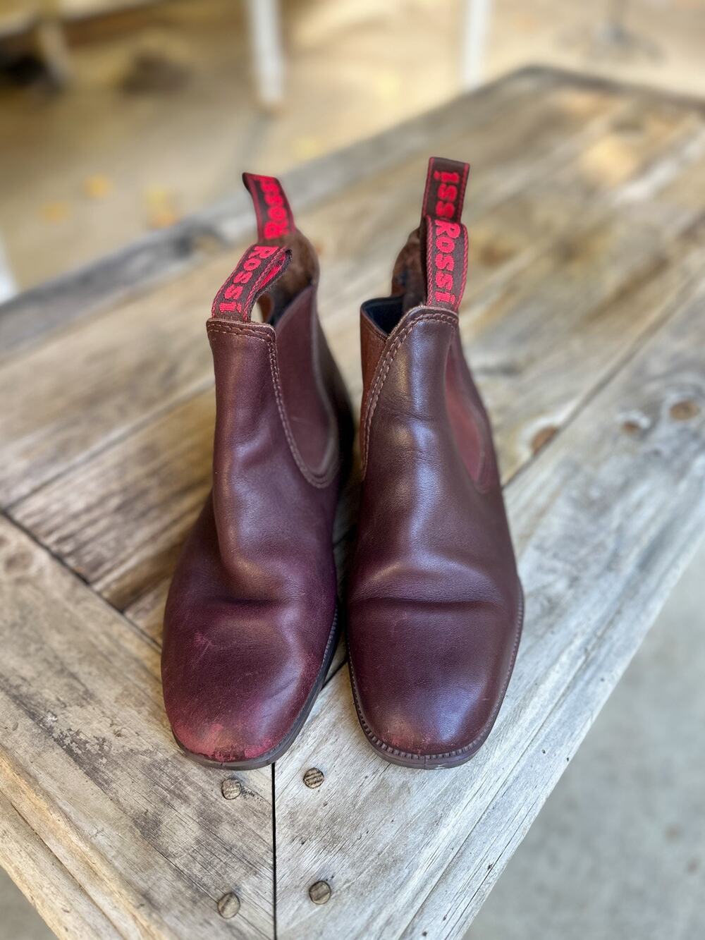 Vintage Rossi by Rossiter Leather Western Chelsea Boots Size AU 6/US Women’s 9